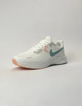 کفش ورزشی نایک زوم سفید آبی