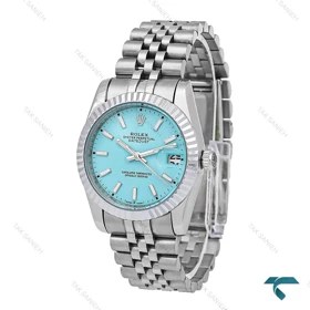 ساعت رولکس مردانه دیت جاست سیلور تیفانی خطی Rolex-6740-G