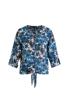 شومیز جلو گره دار نخی - 3161