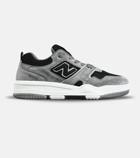 کفش کتانی مردانه و زنانه طوسی مشکی NEW BALANCE 550