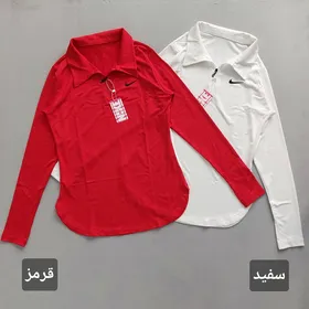 بلوز نیم زیپ یقه دار 44 تا 48
