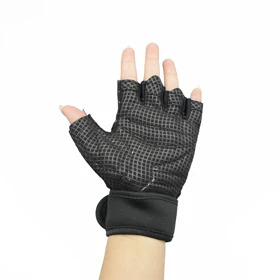 دستکش بدنسازی زنانه ریباک مدل AZS-404H1276 آبی تیره