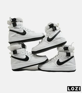 کتانی ساق‌دار مردانه سفید NIKE AIRFORCE AF1