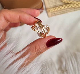 انگشتر طرح طلا ژوپینگ A32