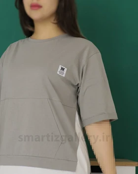 تیشرت لانگ دو رنگ