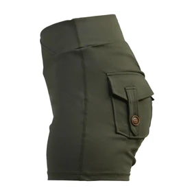 شورتک کارگو ورزشی زنانه آدیداس مدل A-3115 یشمی