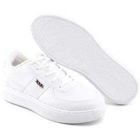 کفش تخت Zara مردانه سفید مدل Kiyan