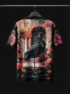 مسترکوالیتیتیشرت پشت چاپ نگینی ماکان پنبه طراحی فوق‌العاده خفن و خاص