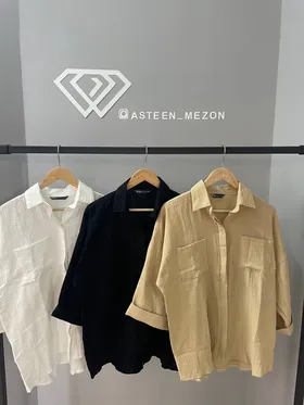 شومیز پشت دکمه پفکی(ZARA)