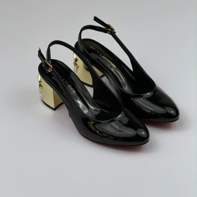 کفش پاشنه پهن D&G