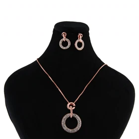 نیم ست دخترانه مدل حلقه نگینی