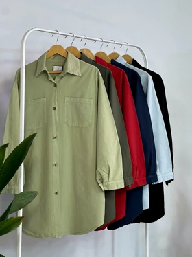 مانتو بلند لینن غنچه