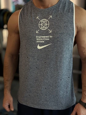 رکابی ورزشی قهرمانی Nike World Class پارچه نخ پنبه