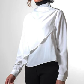 شومیز زنانه کرپ جواهردوزی رویال (Royal) کد 2267