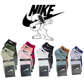 جوراب ساق کوتاه طرح نایک نخ پنبه 36-43