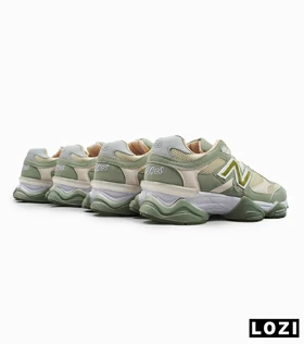 کفش کتانی زنانه سبز کرم NEW BALANCE 9060
