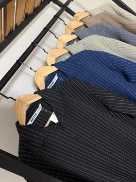 پیراهن راه راه مردانه 2613