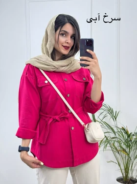 مانتو کتان جلوه قد 73