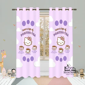 پرده کودک طرح کیتی مدل W5140