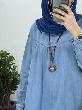 مانتو جین یقه چین پریناز 4