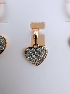 نیم ست قلب ژوپینگ قفل کلیپسی بدون زنجیر