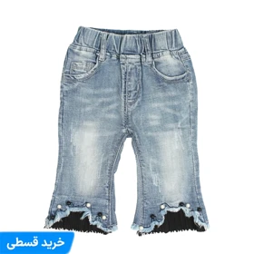 شلوار جین نقلی دخترانه
