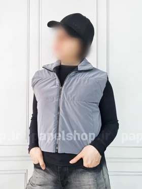 پافر مخمل یقه ایستاده