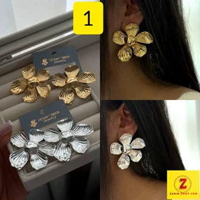 گوشواره فانتزی زنانه بزرگ دفرمه