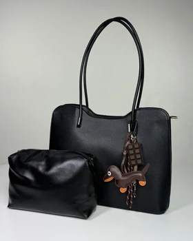 کیف بند قیطونی  کد : 1100255 (مشکی)