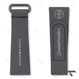 بند رابر امگا سواچ ماموریت به عطارد خاکستری Swatch-Strap-10733-U