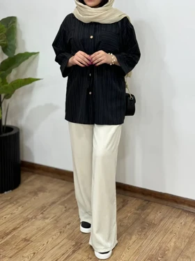 مانتو کمرگت دار هوران