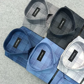 پیراهن طرحدار مردانه قواره ازاد ( قواره کلاسیک ) _ استین بلند