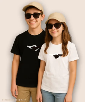 تیشرت بچگانه طرح دست به تفنگ کد 949