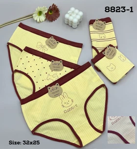 شورت زرد خرسی کد 1680 (سایز XL)