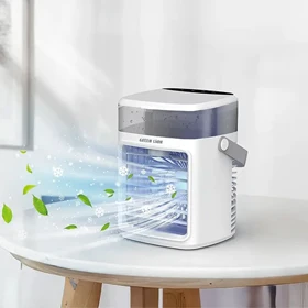 فن خنک کننده گرین لاین مدل GREEN LION RECHARGEABLE AIR COOLER GL-AC12 GNREAC12COL