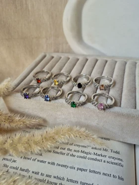 انگشتر جواهری (طرح یکی بخر 3تا ببر) 01