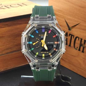 ساعت مچی مردانه و زنانه مدل G-Shock GA2100 طرح اورجینال، کیفیت عالی ، با بند رابر