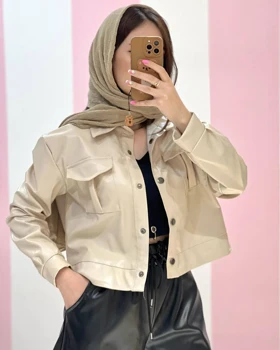 کت کراپی چرم