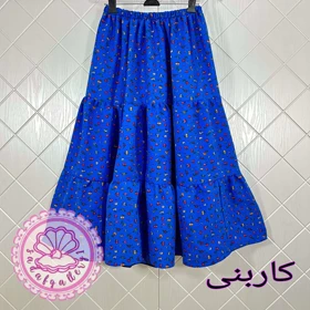 دامن پفکی سه طبقه‌ای بلند