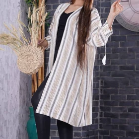 مانتو زنانه کراش راه راه