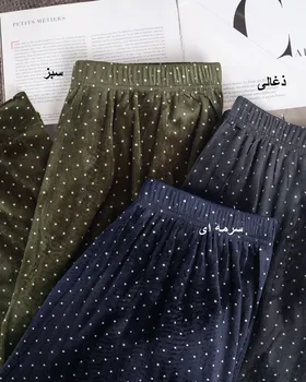 شلوار مخمل لینا
