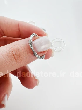 پک انگشتر نقره ای 8 عددی