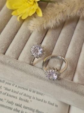 انگشتر جواهری فری سایز دایره