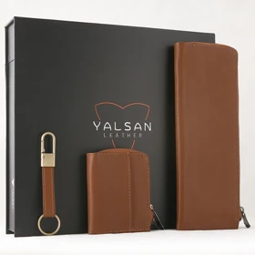 ست هدیه مردانه چرم یلسان رادمهر کد RDN-KIA-HRM-092