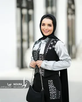 جلیقه دامن کتایون مشکی