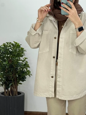 کت جین رنگی توسکا 1(ایراد دار)