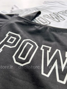 کراپ یقه رومی طرح POWER