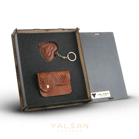 ست هدیه چرم یلسان مدل دیلا کد 132-DLN-MRV