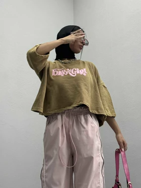 تیشرت نیم‌تنه BABY GIRL