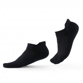 جوراب جوپا مچی زنانه حوله ای _ سیاه ساده